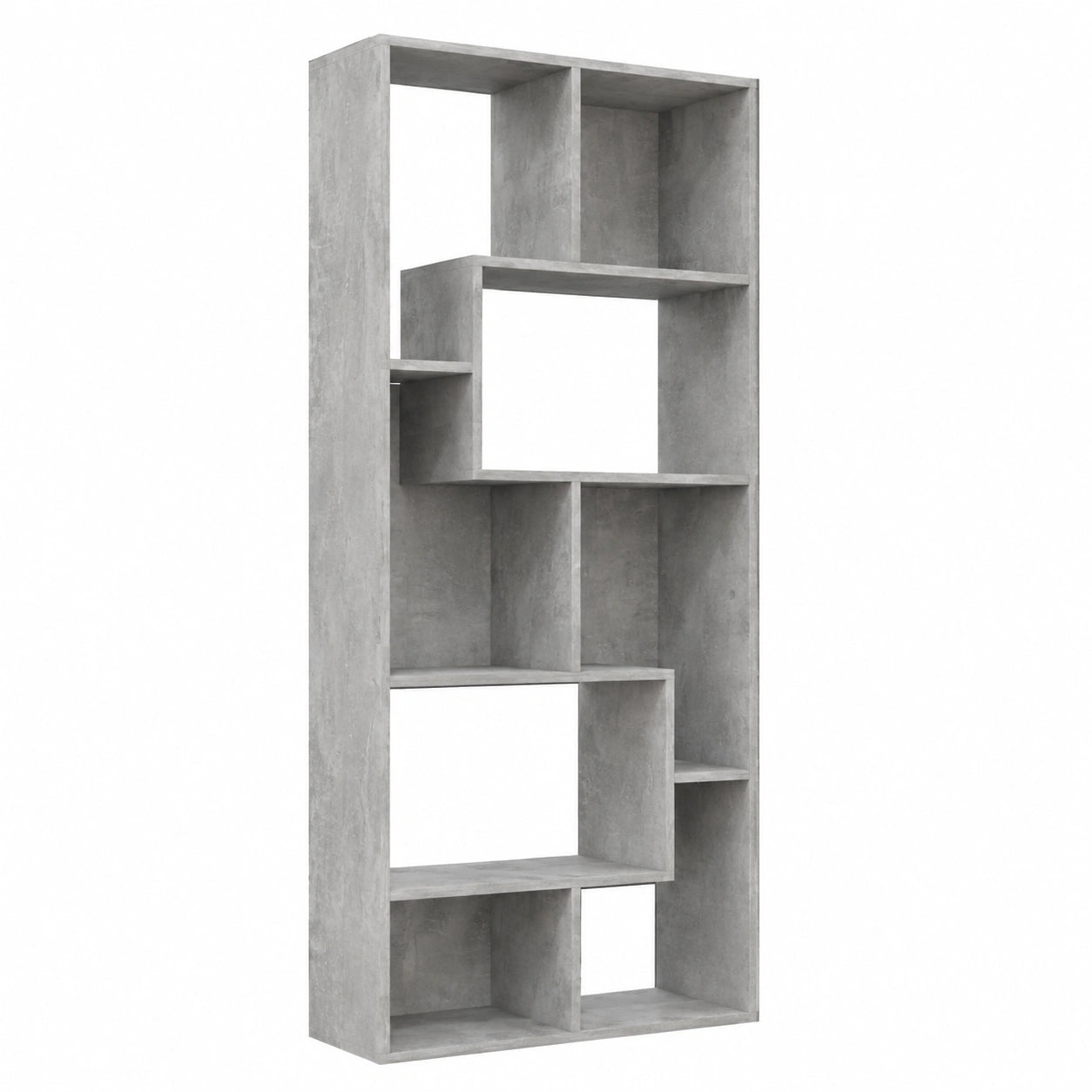 Libreria Grigio Cemento 67 ¡Á 24 ¡Á 161 cm in Truciolato