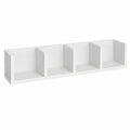 Mensola. Dim: 92 ¡Á 17 ¡Á 16,5 h cm. Col: Bianco. Mat: Truciolare., legno