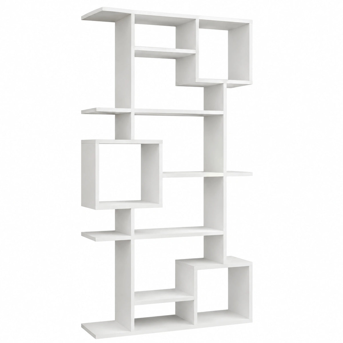 Scaffale Cube, Bianco, 92 ¡Á 187.7 cm, per una suddivisione flessibile degli spazi e una conservazione aperta