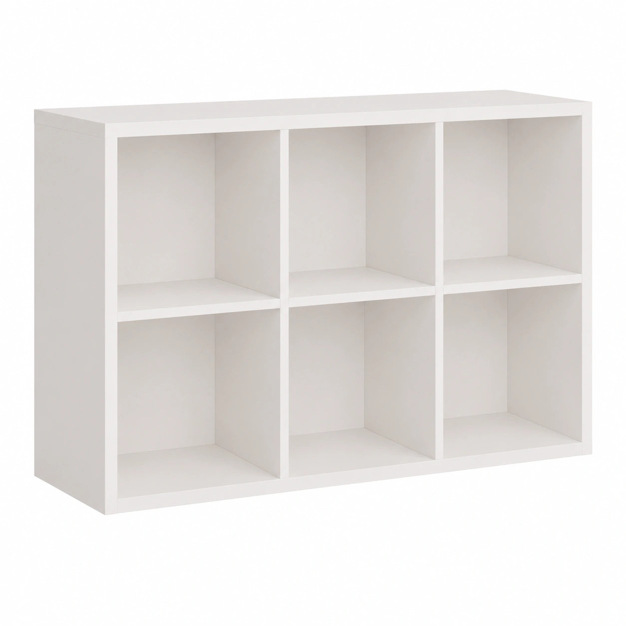 Libreria a Cubi 6 Vani Scaffale a Giorno Mobile Divisorio per Soggiorno Studio e Ufficio Organizzazione Casa Struttura Moderna Robusta Salvaspazio