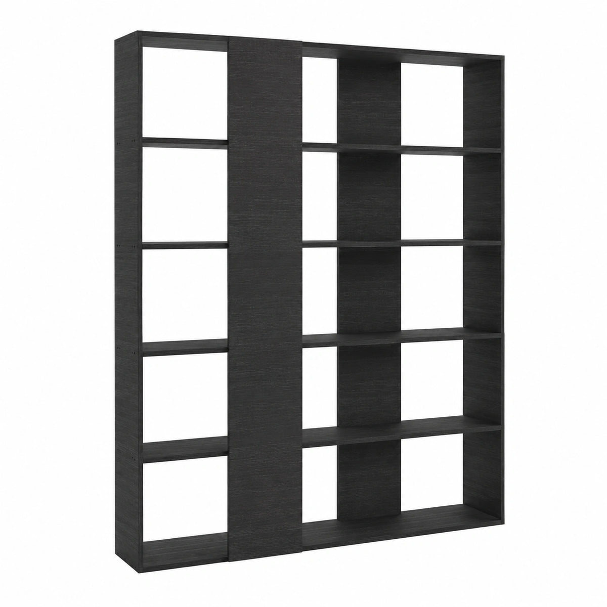 Libreria Moderna Rachele, Nero Frassino, Libreria da Muro o Divisoria per Soggiorno, Ufficio, in Italy