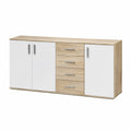 Cassettiera, com¨® in Legno Laminato nella misura 160 ¡Á 84 ¡Á 35 cm, disponibile in diversi colori. per soggiorni, ingressi o camere da letto