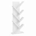 Libreria ad Albero, Scaffale da Pavimento Moderno Autoportante, per Camera da Letto, Soggiorno, Studio