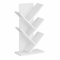 Libreria ad Albero, Libreria Scaffale a 5 Ripiani, Compatto, Libreria Verticale, per Camera da Letto Soggiorno Studio Ufficio