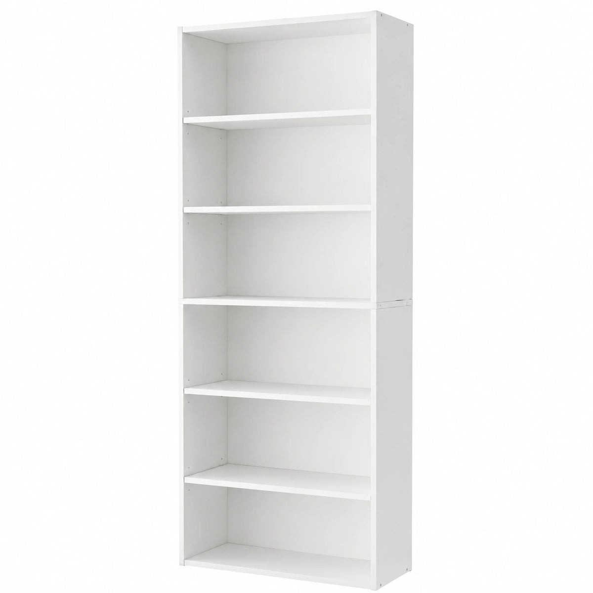Scaffale a 6 Ripiani, Libreria, Scaffalatura Portaoggetti, Organizzatore con Scomparti, Ripiani Aperti e Regolabili