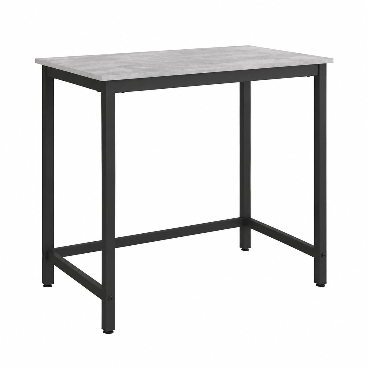 Tavolo grigio Sonoma, 100 ¡Á 50 ¡Á 76,5 cm, regolabile in altezza, tavolo da lavoro in legno e acciaio, per ufficio
