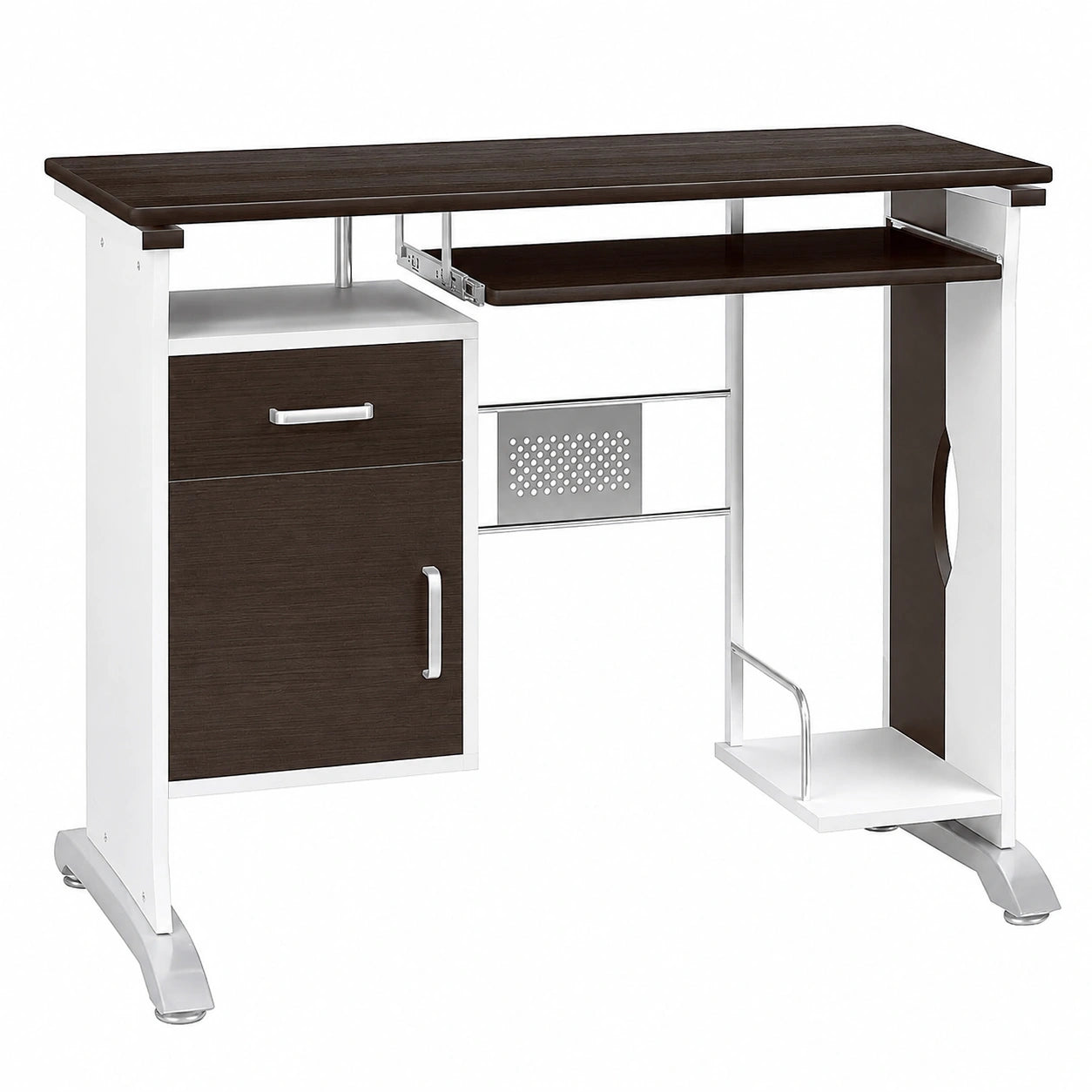 Scrivania per Computer Porta PC con Cassetto Legno 100 ¡Á 52 ¡Á 75 cm, Scrivania per Cameretta, Ufficio, Camera da Letto